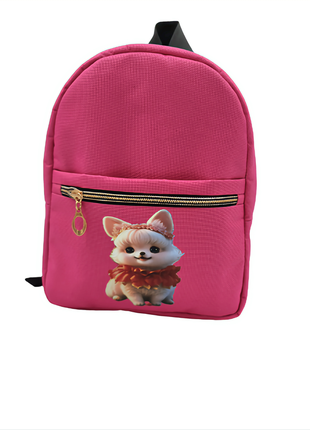 Рюкзак для девочек розовый.1 фото