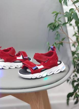 Легенькі босоніжки з led підошвою з підсвіткою