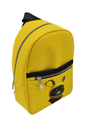 Рюкзак жовтий дитячий.4 фото