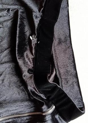 Мини юбка с молнией shein p 38 m/s4 фото