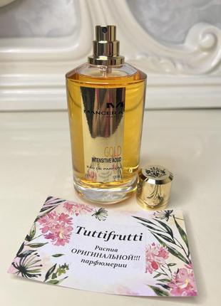 Mancera gold intensitive aoud, edp, 1 ml, оригинал 100%!!! делюсь!5 фото