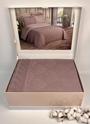 Набір покривало + ліжко maison d'or pimenta 260x260 lilac