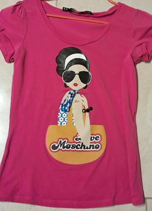 Футболка женская moschino1 фото