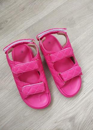 Новые босоножки женские сандалии на платформе на липучках zara1 фото