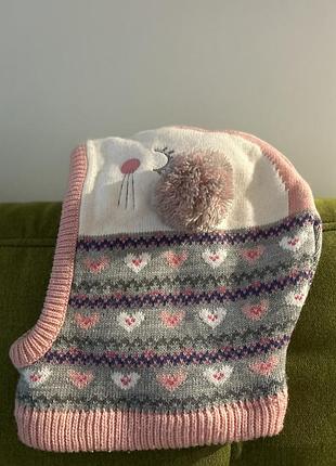 Детская шапка авиатор