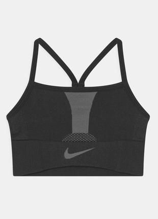 Nike dri-fit indy

big kids' (girls') sports bra

спортивный топ для подростка брльшого размера