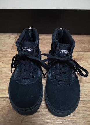 Высокие кеды ботинки vans missy