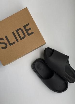 Тапки yeezy slide “onyx”
