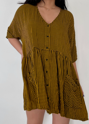 Мини платье супер оверсайз