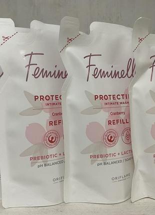 Захисний гель для інтимної гігієни feminelle рефіл запасная емкость