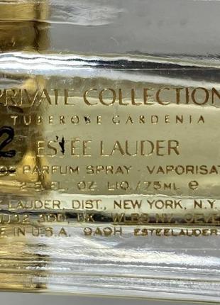 Оригінал!!! парфумована вода estee lauder private collection tuberose gardenia 75ml6 фото