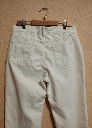 Бриджи джинсовые белые женские,размер 12 на 46-48размер от per una5 фото