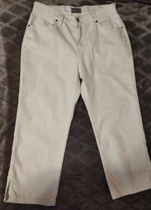 Бриджи джинсовые белые женские,размер 12 на 46-48размер от per una9 фото