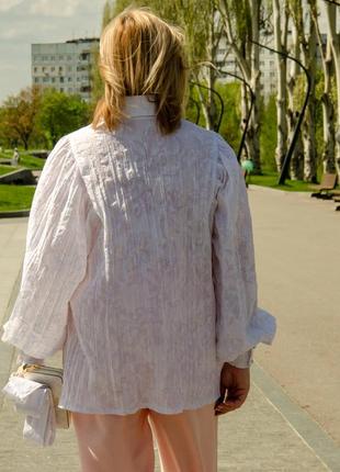 Блуза із тонкої літньої тканини з невеликим додаванням люрексу. 
🔺розміри 46-60
🔻ціна - 880 грн4 фото