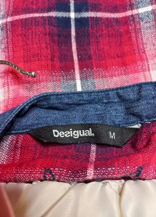 ,рубашка комбинированная desigual m6 фото