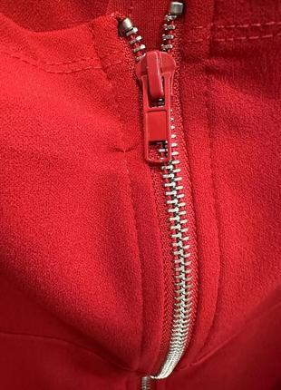 Guees оригинал платье красное со шлейками с лого бренда7 фото