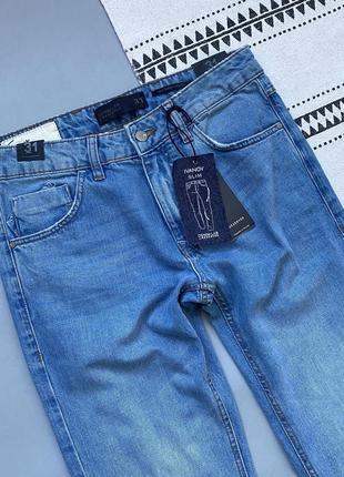 Классные светлые джинсы zara4 фото