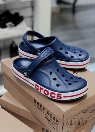 Крокс баябенд клог сині нави crocs bayaband clog navy