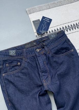 Классические темносиные джинсы zara4 фото
