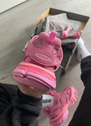 Кроссовки в стиле balenciaga track trainer pink женские премиум качество топ продаж4 фото