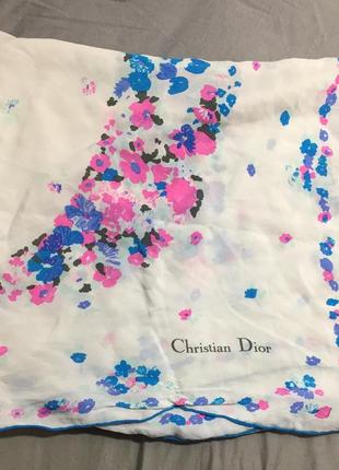 Винтажный платок christian dior3 фото