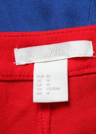 Красные шорты  44 14 размер h&m состояние новых5 фото