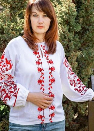 Вишиванка льон