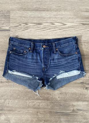 Короткие джинсовые шорты levis1 фото