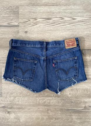 Короткие джинсовые шорты levis2 фото