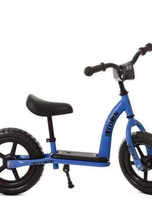 Біговел дитячий profi kids m 5455-3 блакитний, 12 дюймів