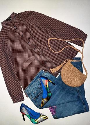 Актуальна сорочка  у  клітинку