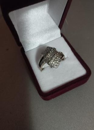 Серебряные кольца с позолотой1 фото