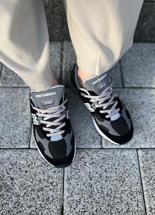Шикарные кроссовки new balance 992 black чёрные серые 37-45 р10 фото
