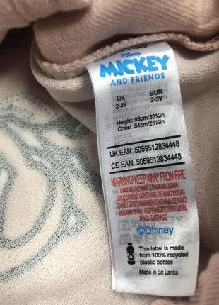 Джинсовая куртка оригинал disney mickey mouse принт на спине3 фото
