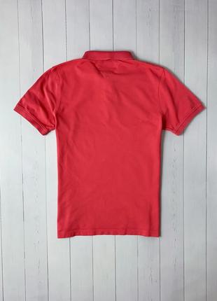 Чоловічі рожеві футболки поло теніск tommy hilfiger томмі хілфігер. розмір l xl2 фото