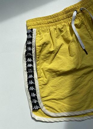 Kappa nylon shorts flared lampas мужские нейлоновые шорты капа с лампасами каппа5 фото