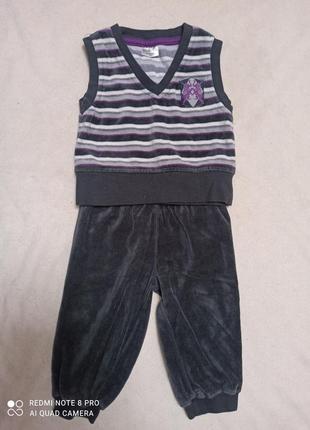 Велюровий костюм babybaby