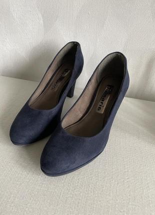 Туфли темно синие