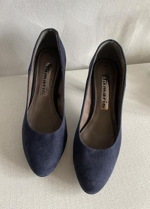 Туфли темно синие2 фото