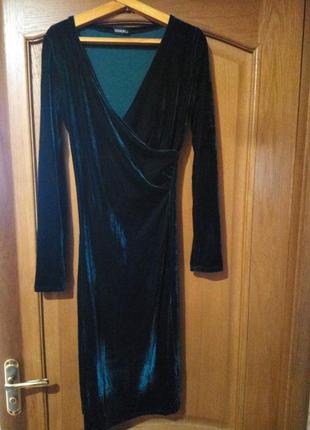 Велюрове оксамитове плаття2 фото