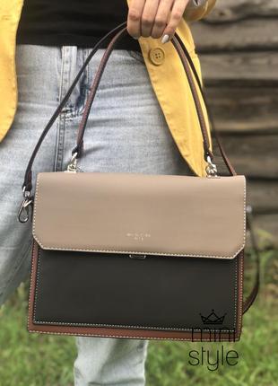 Сумка на довгій ручці cross-body сумочка трендова і стильна кроссбоди david jones2 фото