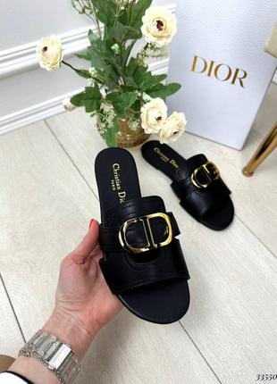 Шлепанцы в стиле dior