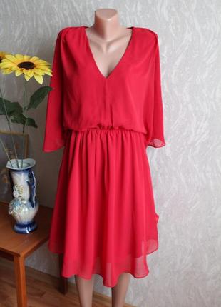 Червоне ошатне плаття для вагітних asos 12 розмір 40
