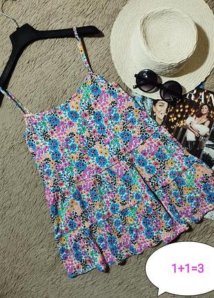 Красивый ярусный топ/майка/блузка/блуза