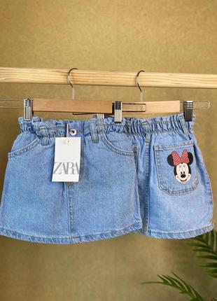 Джинсова мініюбка