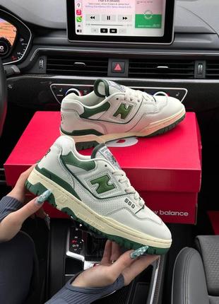 🔥жіночі кросівки new balance 550 green white summer6 фото