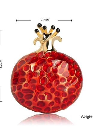 Брошь гранат бижутерия 2 в 1 брошь кулон бижутерия унисекс