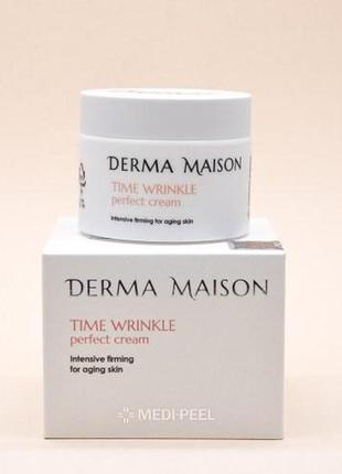 Разглаживающий крем против морщин medi-peel derma maison time wrinkle cream 50 ml