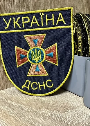 №187 шеврон "дснс" 9*8 см