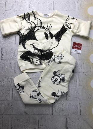 Детский костюм оригинал disney minnie mouse хлопок